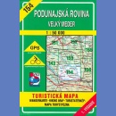154 Równina Naddunajska, Wielki Meder. (Podunajská rovina, Veľký Meder). Mapa turystyczna 1:50 000