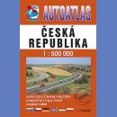 Czechy (Česká Republika). Atlas samochodowy 1:500 000