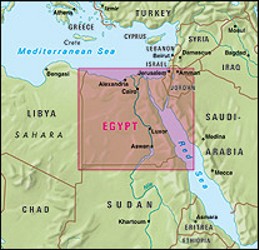 Egipt Mapa