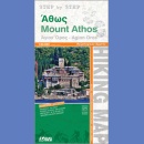Góra Athos (Mount Athos). Mapa turystyczna 1:60 000.