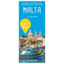 Malta. Mapa turystyczna 1:50 000. Easy Map 