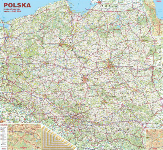 mapa drogowa polski