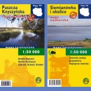 ZESTAW: Puszcza Knyszyńska. Część wschodnia + Siemianówka. Zestaw 2 map turystycznych 1:50 000.