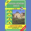 105 Ondawska Wierchowina, Bardejów (Ondavská vrchovina, Bardejov)<BR>Mapa turystyczna 1:50 000