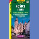 1111 Koszyce, północ (Košice sever). Mapa turystyczna 1:50 000