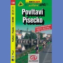 136 Powełtawie, Pisek i okolice (Povltaví, Písecko). Mapa rowerowa 1:60 000.