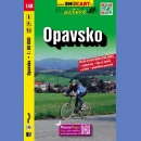 148 Opawa i okolice (Opavsko). Mapa rowerowa 1:60 000.