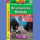 154 Beskid Śląsko-Morawski (Moravskoslezské Beskydy). Mapa turystyczna 1:60 000.