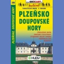206 Okolice Pilzna, Góry Doupowskie (Plzeňsko, Doupovské hory). Mapa turystyczna 1:100 000.