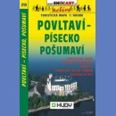 213 Powełtawie, Pisek i okolice, Poszumawie (Povltaví - Písecko, Pošumaví). Mapa turystyczna 1:100 000.