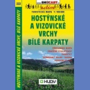 222 Góry Hostyńskie, Wizowickie, Białe Karpaty (Hostýnské vizovické vrchy, Bilé Karpaty). Mapa turystyczna 1:100 000.