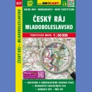 421 Czeski Raj (Český raj, Mladoboleslavsko). Mapa turystyczna 1:40 000.