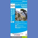 4253ET: Aiguilles de Bavella, Solenzara, PNR de Corse. Mapa topograficzno-turystyczna 1:25 000.