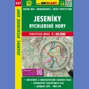 457 Jesioniki, Góry Rychlebskie (Jeseníky, Rychlebské hory). Mapa turystyczna 1:40 000.