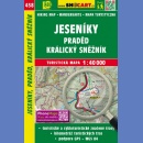 458 Jesioniki, Praded, Kralicki Śnieżnik (Jeseniky, Praded, Kralicky Sneznik). Mapa turystyczna 1:40 000.
