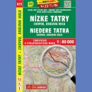 475 Niżne Tatry - Chopok, Kralova Hola (Nízké Tatry, Chopok, Káľova Hoľa). Mapa turystyczna 1:40 000.