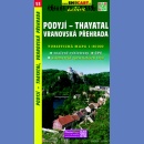 53 Podyje, Thayatal, Zapora Wranowska (Podyjí-Thayatal, Vranovská přehrada). Mapa turystyczna 1:50 000.