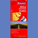 Afryka pn.-wsch. Arabia Saudyjska. Mapa turystyczna 1:4 000 000