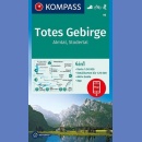 Almtal, Totes Gebirge. Mapa turystyczna 1:50 000 