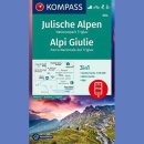 Alpy Julijskie - Trygław (Julische Alpen-Triglav). Mapa turystyczna 1:25 000 laminowana