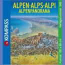 Alpy. Mapa panoramiczna. Tuba