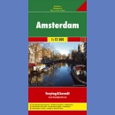 Amsterdam. Plan miasta 1:12 500.
