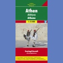 Ateny (Athen). Plan 1:12 000.