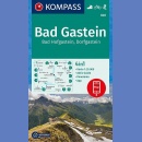 Bad Gastein, Bad Hofgastein. Mapa turystyczna laminowana 1:35 000
