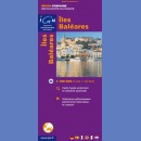 Baleary (Balearic Islands). Mapa turystyczna 1:150 000.