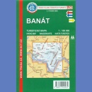 Banat (Banát). Mapa turystyczna 1:100 000.
