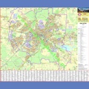 Białystok + indeks. Plan miasta 1:17 000. Ścienny, foliowany.