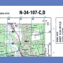 Białystok N-34-107-C,D. Mapa topograficzna 1:50 000 Układ UTM