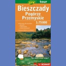 Bieszczady. Pogórze Przemyskie. Mapa turystyczna 1:75 000.