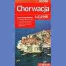 Chorwacja. Mapa samochodowa 1:310 000