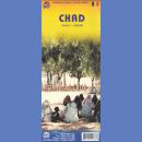 Czad (Chad). Mapa turystyczna 1:1 500 000.