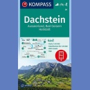 Dachstein. Ausseerland, Bad Goisern, Hallstatt. Mapa turystyczna 1:50 000 laminowana