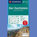 Dachstein, Ramsau, Flizmoos. Mapa turystyczna 1:25 000