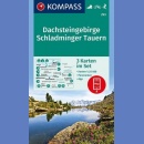 Dachsteingruppe, Schladminger Tauern. Zestaw 3 map turystycznych 1:25 000