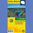 Dolina Biebrzy. <BR>Mapa Turystyczna 1:100 000<BR>Das Tal der Biebrza <BR>The Biebrza River Valley<BR> Mapa składana, foliowana