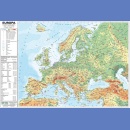 Europa. Mapa polityczno-fizyczna 1:10 000 000. Mapa podręczna.