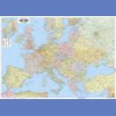 Europa polityczno-drogowa. Mapa ścienna 1:2 600 000 