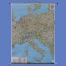 Europa Środkowa. Mapa ścienna 1:2 000 000.