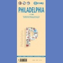 Filadelfia (Philadelphia). Plan miasta 1:7 000.