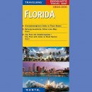 Floryda. Mapa 1:800 000. Travel Map 