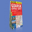 Gdańsk, Gdynia, Sopot. Plan miasta 1:26 000. plastic map
