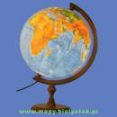 Globus podświetlany dekoracyjny fizyczno-polityczny 32 cm 