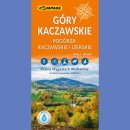 Góry Kaczawskie. Pogórza Kaczawskie i Izerskie. Mapa turystyczna 1:40 000 laminowana