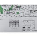 Gostyń M-33-011-A,B.<BR>Mapa topograficzna 1:50 000 Układ UTM