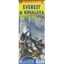 Himalaje, Everest. Mapa turystyczna 1:1 330 000/1:90 000. Wodoodporna