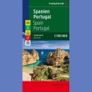 Hiszpania. Portugalia. Mapa turystyczna 1:700 000